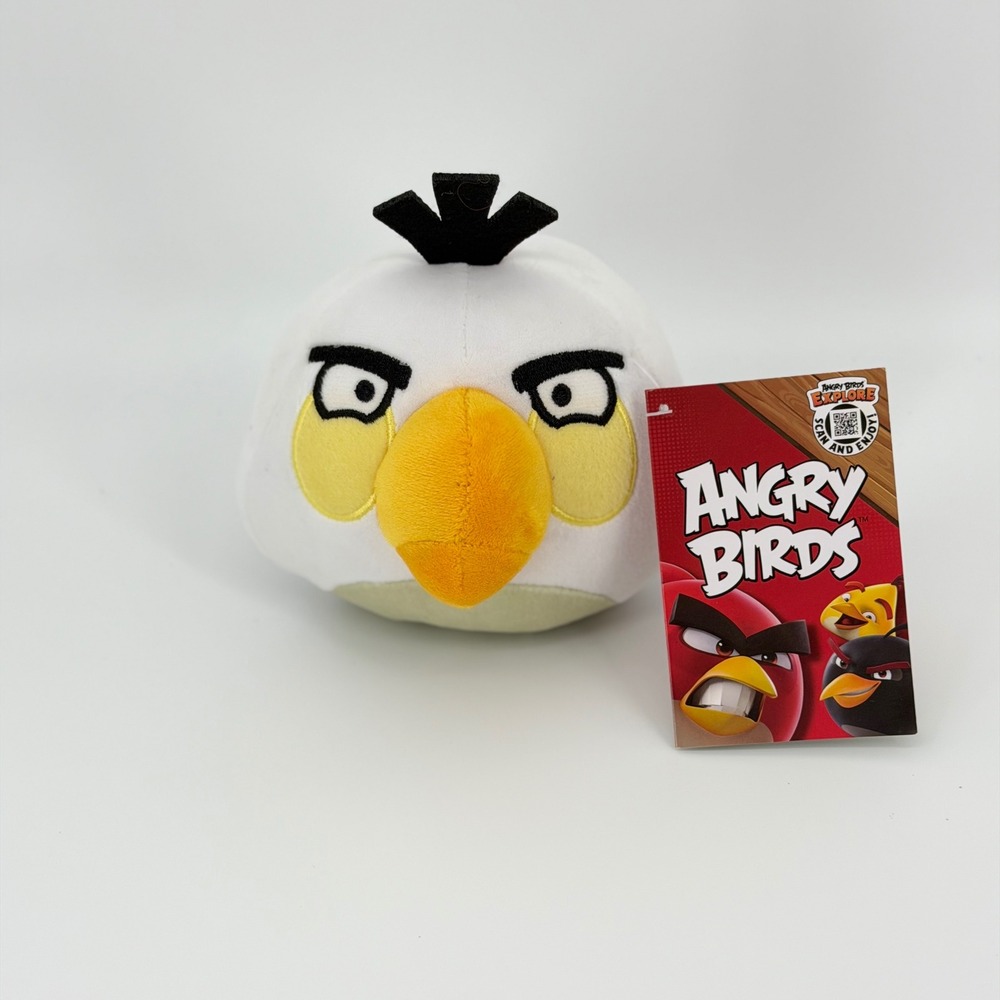 Angry Birds Matilda White Bird Smooshimals Plush Toy Rovio 5 Inch NWT